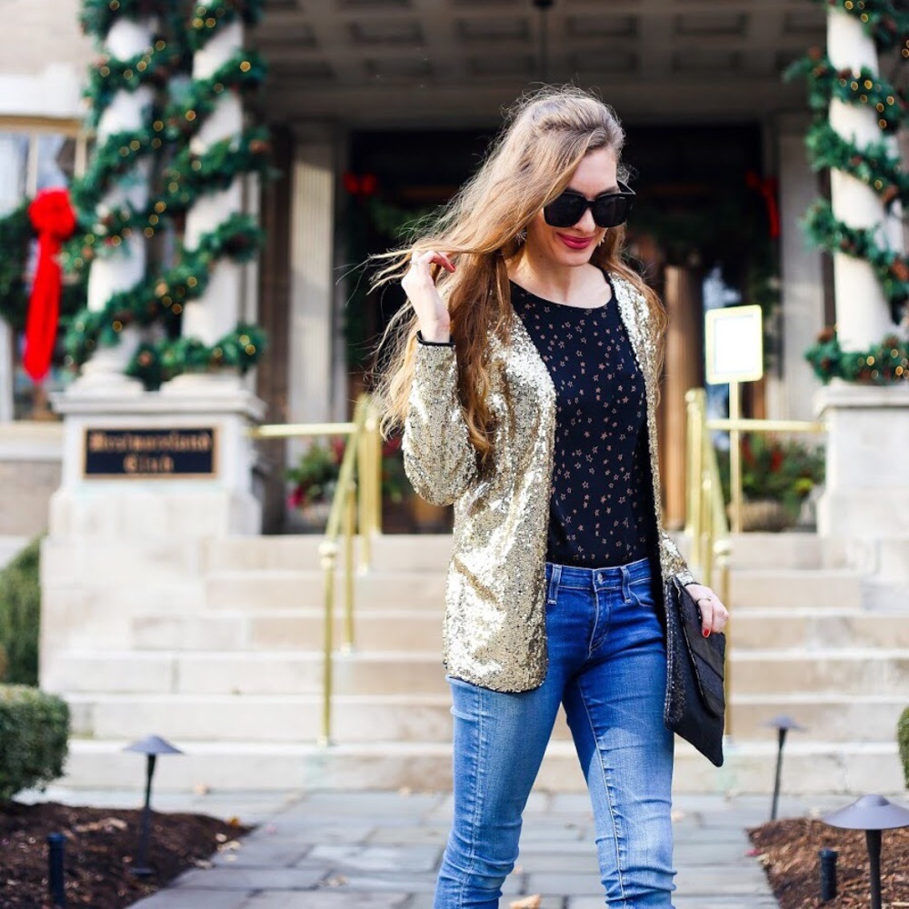 Star print top